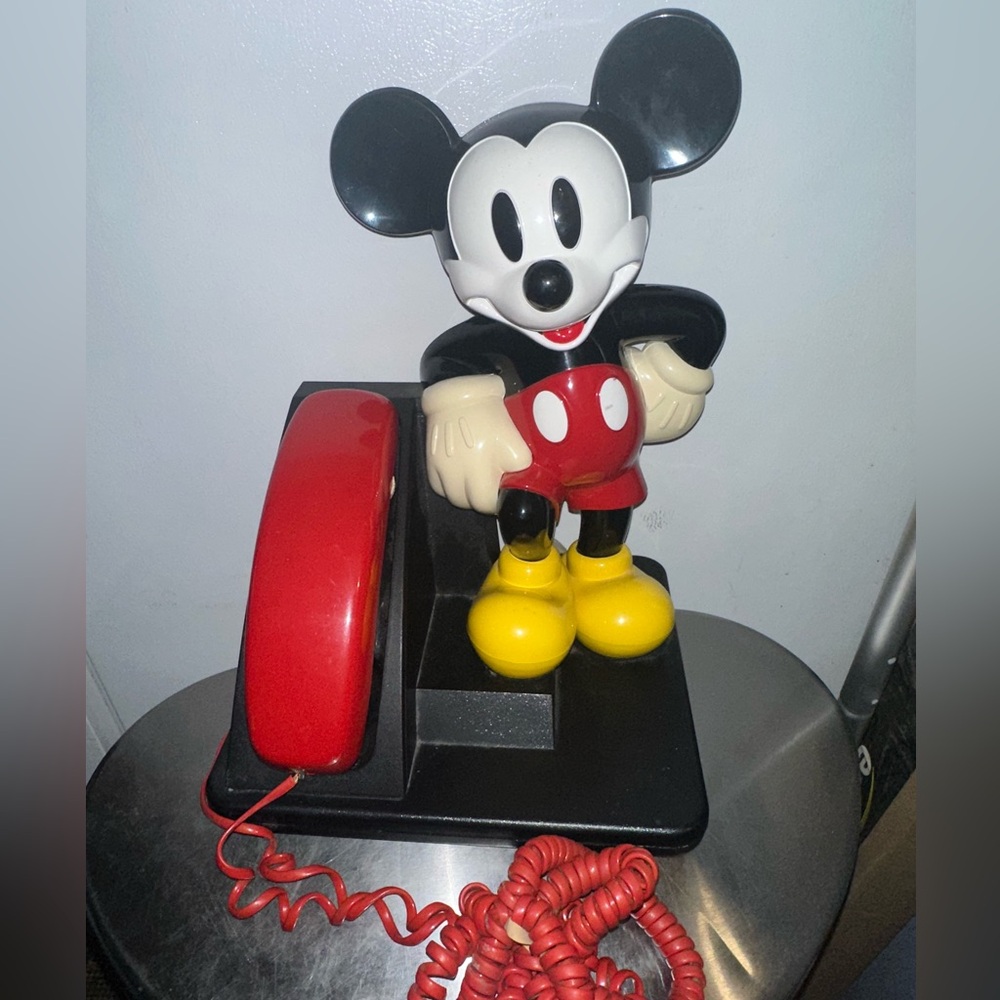 Vintage 1990s Disney Mickey Mouse AT&T Corded landline